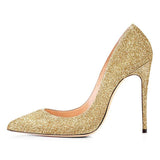 Gold Heels Fashion High Heels Noble Women Pumps Women's Shoes