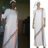 African Women's Wear Clothing Printed Colorful Dress African Dashiki Ankara Styles Dress