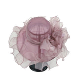 Big Hats Hat Women's Mesh Cap Curling Wide Brim Hat