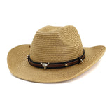 Black Cowboy Hat Top Hat Outdoor Seaside Beach Hat Sun Protection Sun Hat