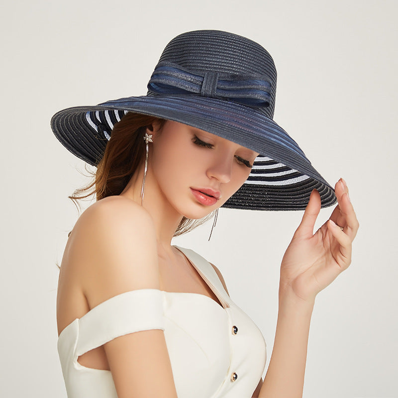 Big Hats Fashion Elegant Straw Hat Casual Sun Hat Seaside Beach Hat Sun Hat