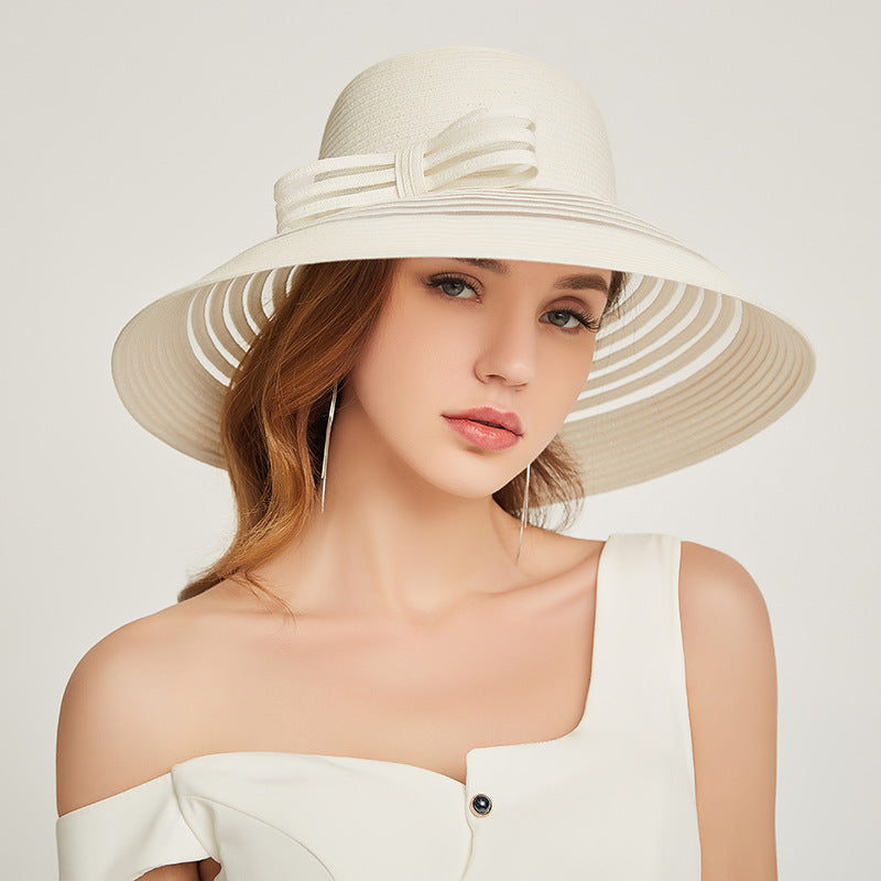 Big Hats Fashion Elegant Straw Hat Casual Sun Hat Seaside Beach Hat Sun Hat