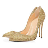 Gold Heels Fashion High Heels Noble Women Pumps Women's Shoes