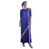 African Women's Wear Clothing Printed Colorful Dress African Dashiki Ankara Styles Dress