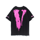 Skull T Shirt Big V Fluorescent Skull