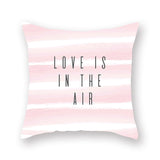 Valentine's Day Pillow Covers 4 Piece Random Styles Together, Peach Peel Printing Car Sofa Pillow Back Cushion/Seat Cushion