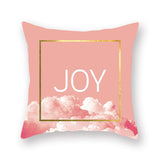 Valentine's Day Pillow Covers 4 Piece Random Styles Together, Peach Peel Printing Car Sofa Pillow Back Cushion/Seat Cushion