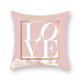 Valentine's Day Pillow Covers 4 Piece Random Styles Together, Peach Peel Printing Car Sofa Pillow Back Cushion/Seat Cushion