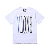 Vlone Snake T Shirt Summer Men'S Big V Python Printed Casual Short-Sleeved T-Shirt