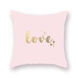 Valentine's Day Pillow Covers 4 Piece Random Styles Together, Peach Peel Printing Car Sofa Pillow Back Cushion/Seat Cushion