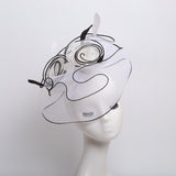 Big Hats Fashion Women's Elegant and Elegant off-the-Face-Hat Spring and Summer