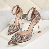 Nude Heels for Wedding High Heels Sandals