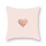 Valentine's Day Pillow Covers 4 Piece Random Styles Together, Peach Peel Printing Car Sofa Pillow Back Cushion/Seat Cushion