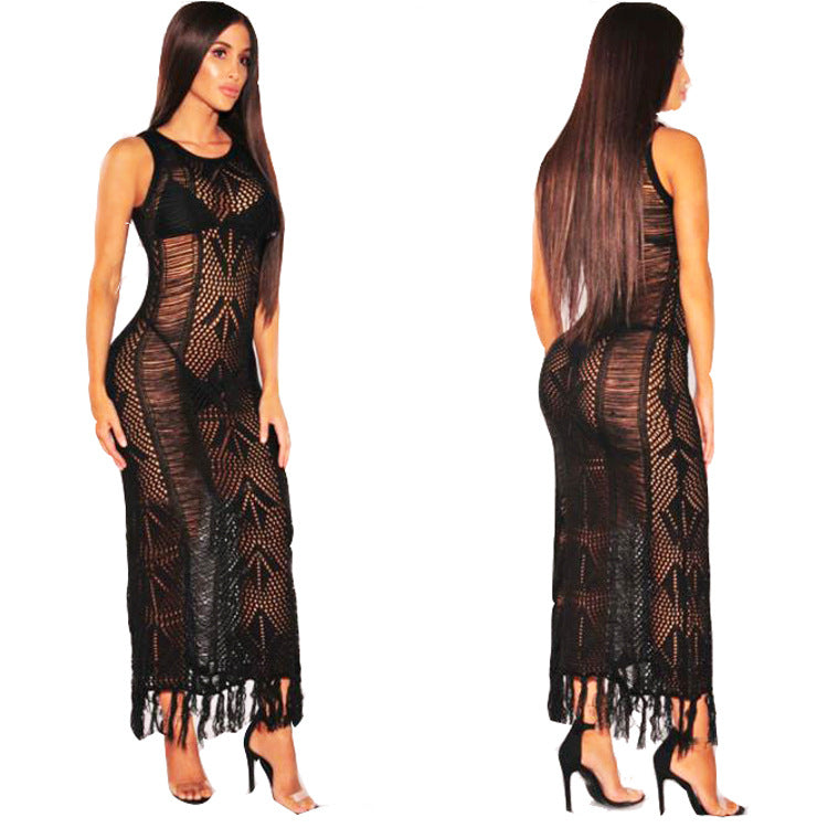 Coachella Music Festival Outfits Fashion Women's Wear Dress Fringed Sweater Beach Swimsuit