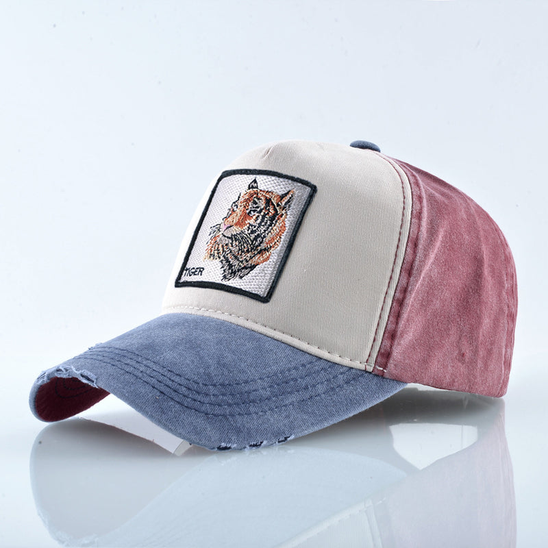 Tiger Woods Hat Embroidered Tiger Peaked Cap