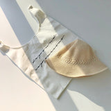 Straw Hat Spring and Summer Bucket Hat Breathable Knitted Sun-Shade Fisherman Hat Women