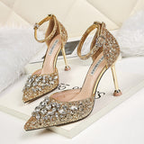 Nude Heels for Wedding High Heels Sandals