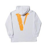 Vlone Hoodie Spring And Autumn Popular Hooded Sweater Large Size Retro Sports Men And Women