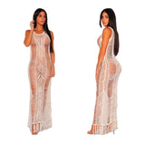 Coachella Music Festival Outfits Fashion Women's Wear Dress Fringed Sweater Beach Swimsuit