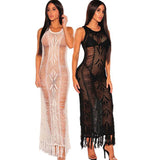 Coachella Music Festival Outfits Fashion Women's Wear Dress Fringed Sweater Beach Swimsuit