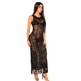 Coachella Music Festival Outfits Fashion Women's Wear Dress Fringed Sweater Beach Swimsuit