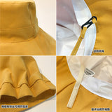Big Hats Hat Wild Big Brim Sun Hat Female Summer Sun-Proof Bucket Hat