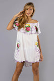 Beth Dutton Bohemian Summer Spring Midi Dress Sexy Flowers Embroidery