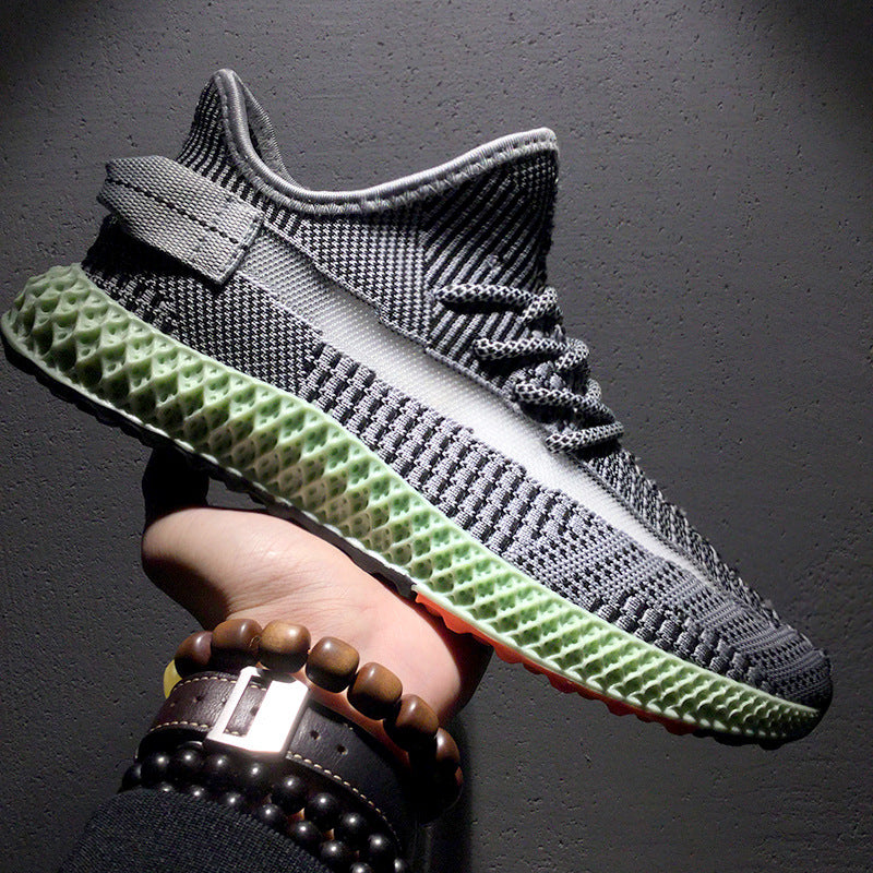 Men Sneakers Men Walking Shoes for Jogging Breathable Lightweight Shoes Spring Flying Woven Breathable Men's Sports Leisure