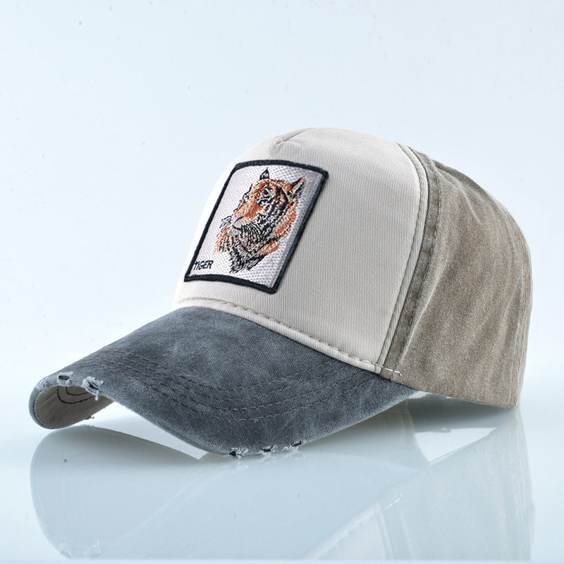Tiger Woods Hat Embroidered Tiger Peaked Cap