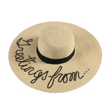 Big Hats Hat Female Summer Sun Shade Beach Summer Seaside
