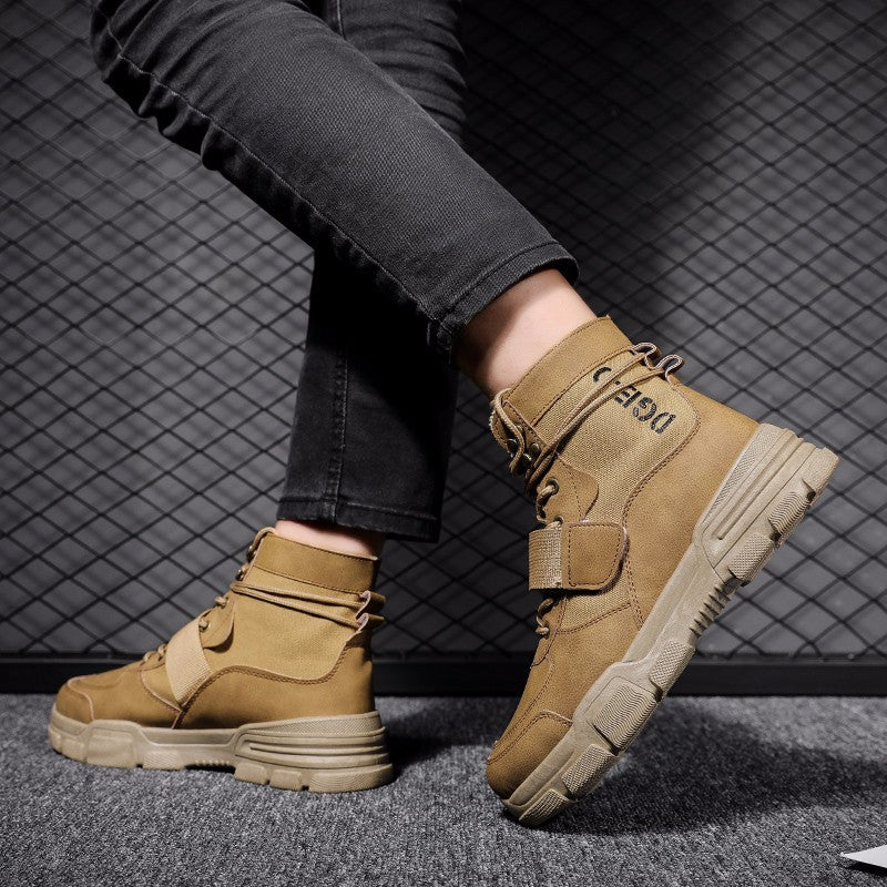 Men Boots Men's Shoes Dr. Martens Boots Worker Boot Velvet Sport Casual Shoes Breathable Shoes