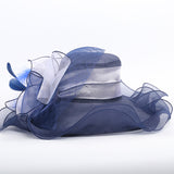 Big Hats Fashion Broad-Brimmed Hat Spring and Summer Women's Embroidery off-the-Face-Hat