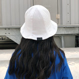 Vintage Check Bucket Hat Double-Sided Lattice Bucket Hat