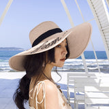 Big Hats Hat Female Summer Sun Shade Beach Summer Seaside