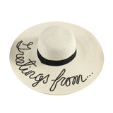 Big Hats Hat Female Summer Sun Shade Beach Summer Seaside
