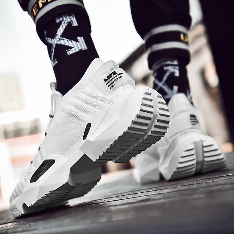 Men Sneakers Men Walking Shoes for Jogging Breathable Lightweight Shoes Men's Shoes Fashion Flying Woven Breathable Sneakers