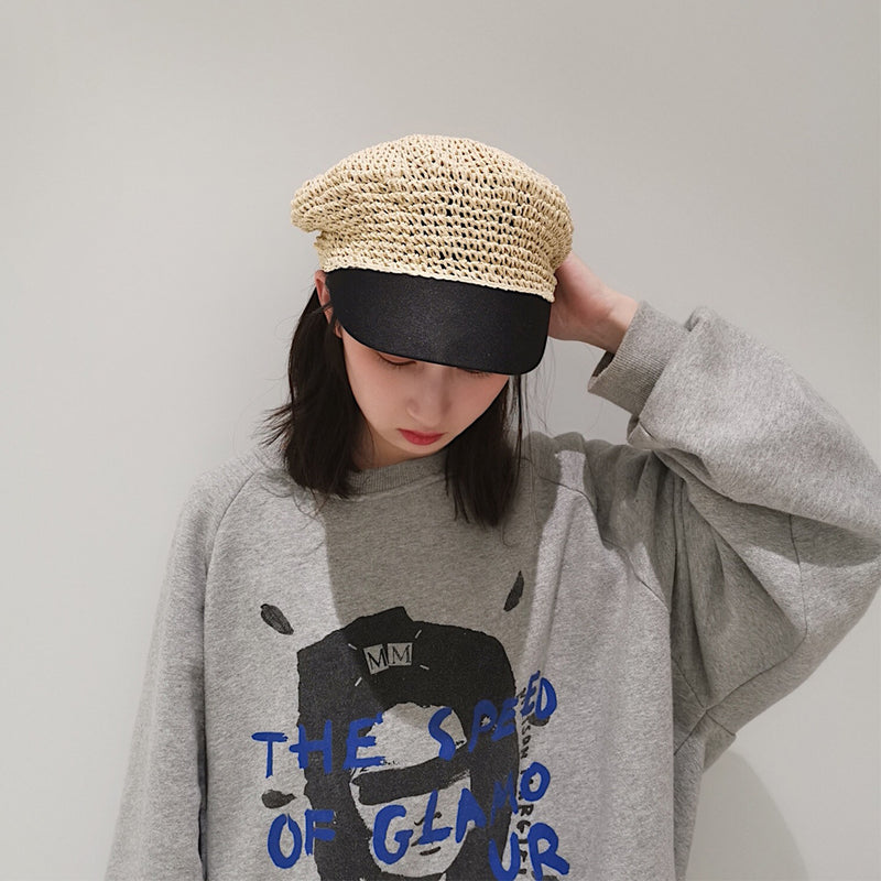 Straw Hat Straw Hat Women's Spring, Summer and Autumn Retro Travel Vacation