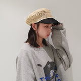 Straw Hat Straw Hat Women's Spring, Summer and Autumn Retro Travel Vacation