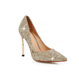 Gold Heels High Heel Women's Shoes Stiletto Heel
