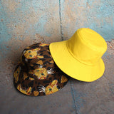 Bucket Hat Fishing Cap Cotton Print Fisherman Hat Hat Female Spring/Summer Bucket Hat Male