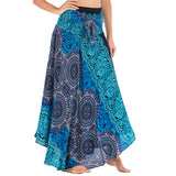 Gypsy Girl Outfits Skirt Beach Vacation Dress Two-Way Large Swing Skirt