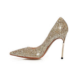 Gold Heels High Heel Women's Shoes Stiletto Heel