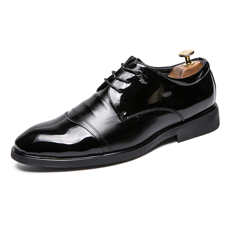 Men's Dress Shoes Classic Leather Oxfords Casual Cushioned Loafer Men's Leather Shoes Trendy Fashion Business Casual Shoes British Dress Shoes