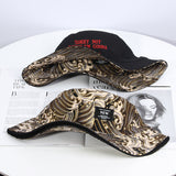 Bucket Hat Fishing Cap Cotton Print Fisherman Hat Spring and Summer Men's Hat