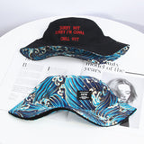 Bucket Hat Fishing Cap Cotton Print Fisherman Hat Spring and Summer Men's Hat