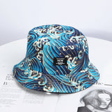 Bucket Hat Fishing Cap Cotton Print Fisherman Hat Spring and Summer Men's Hat