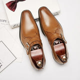 Men's Dress Shoes Classic Leather Oxfords Casual Cushioned Loafer Cross-Border Men's Shoes