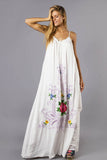 Beth Dutton Bohemian Dress Summer Spring Maxi Dresses Embroidered Strap Sexy Dress