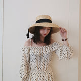 Straw Hat Hat Women's Spring and Summer Sun Hat