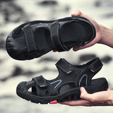 Men Sandals Indoor And Outdoor Beach Sandals Sport Flip Flops Comfort Casual Sandal Summer Leisure Beach Shoes Men's Shoes
